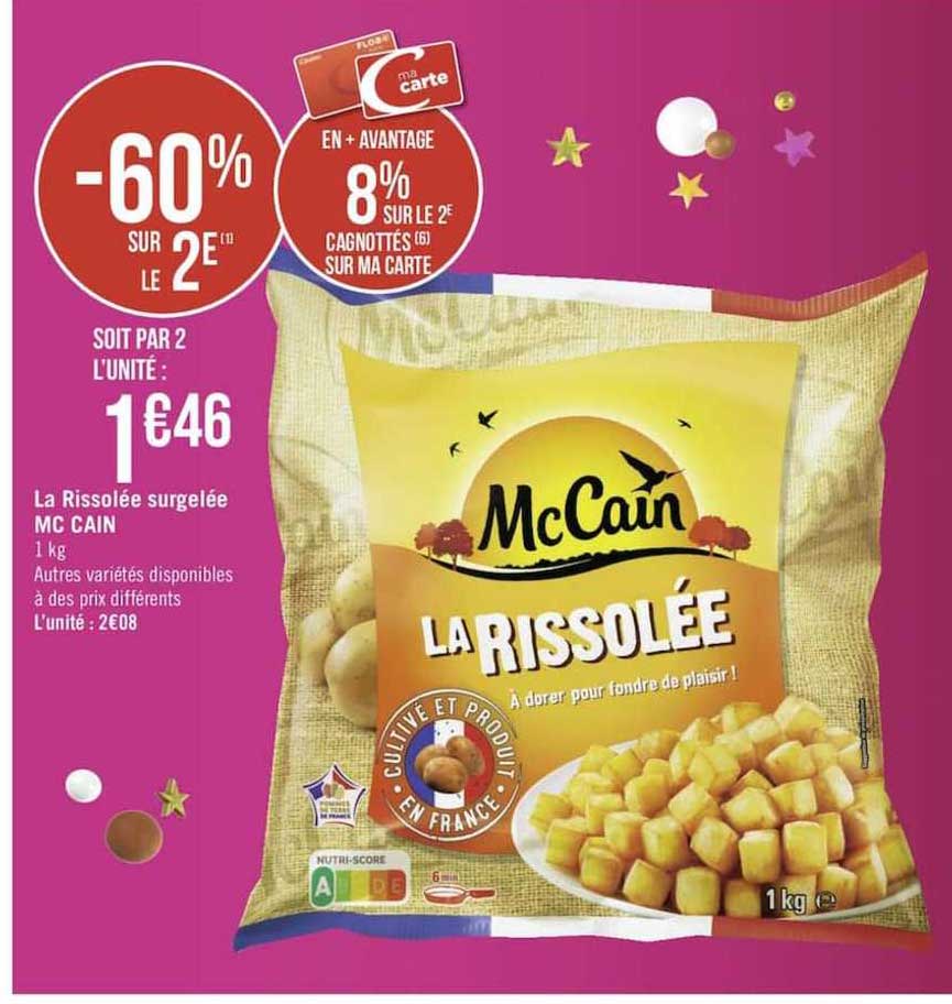 La Rissolée Surgelée Mc Cain