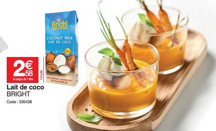 lait de coco bright