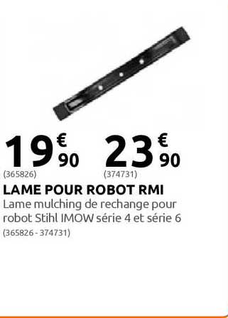 lame pour robot rmi
