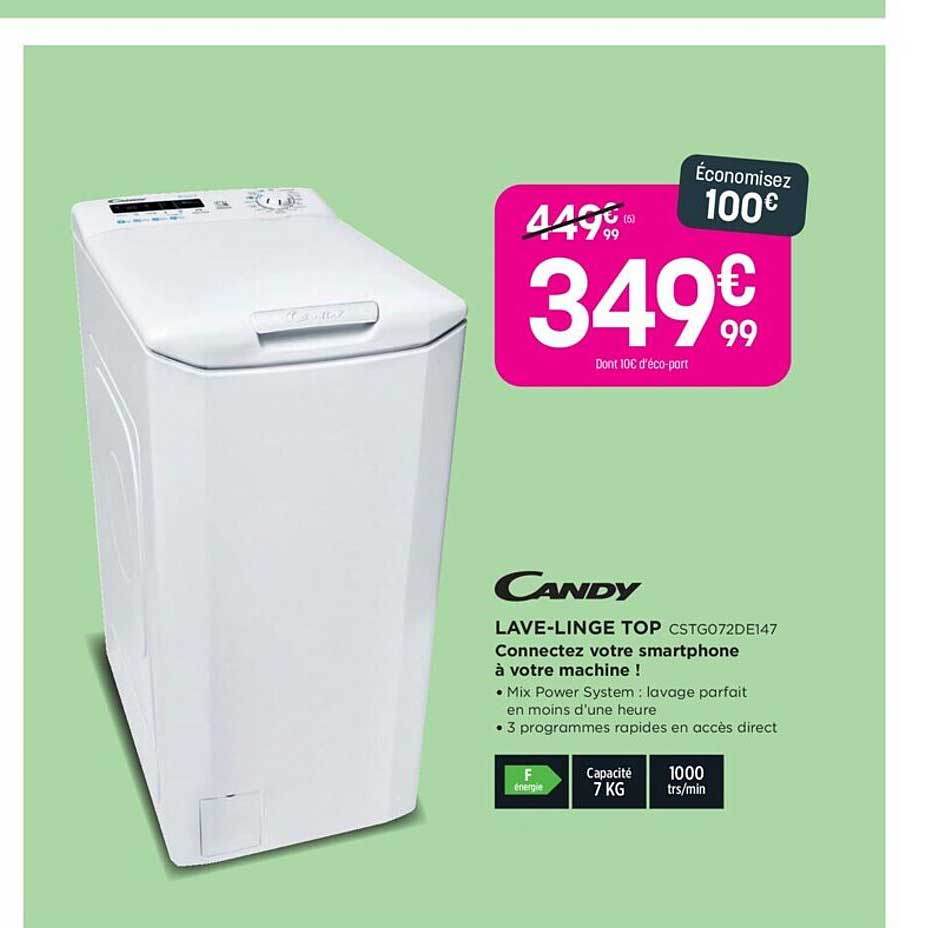 Lave-linge Top Candy