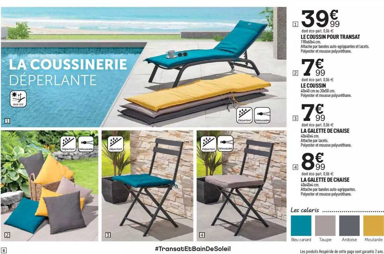 Le Coussin Pour Transat , La Galette De Chaise