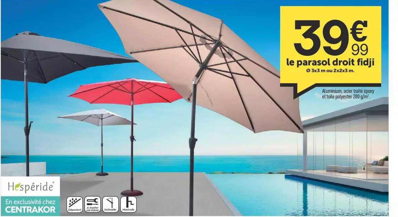 le parasol droit fidji