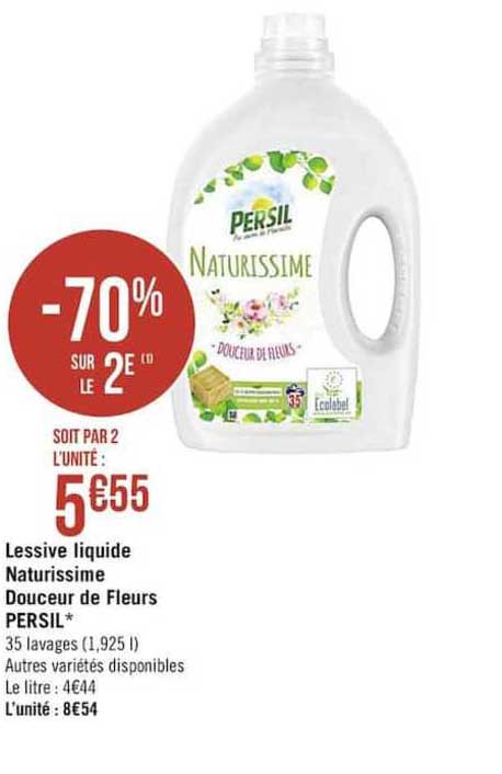 Lessive Liquide Naturissime Douceur De Fleurs Persil