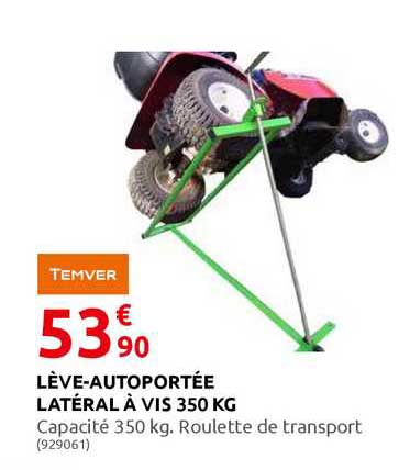 Lève-autoportée Latéral à Vis 350 Kg