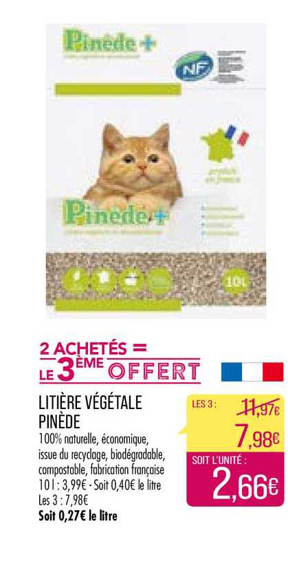 litière végétale pinède