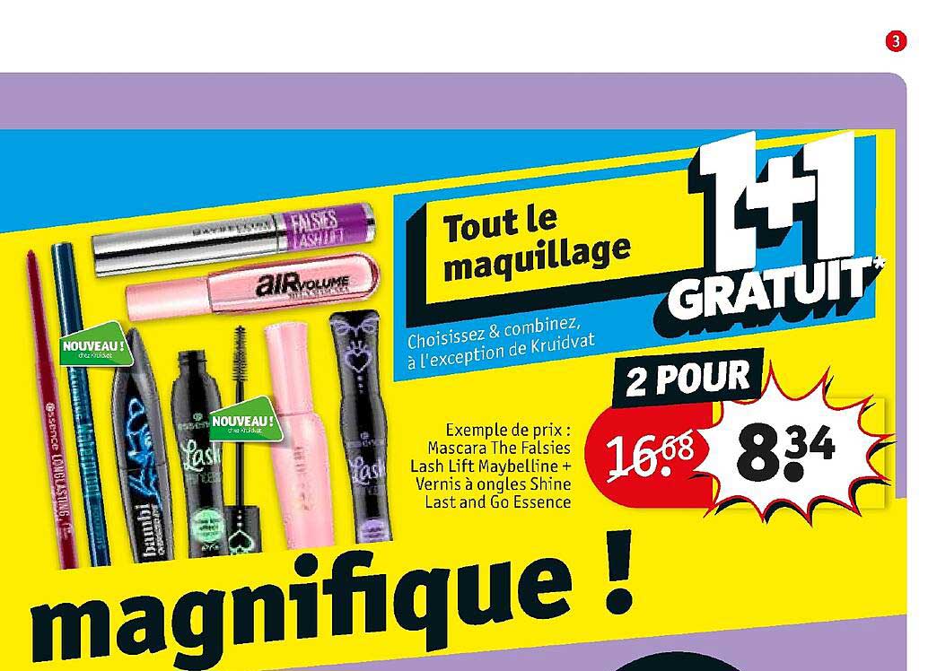 mascara the falsies lash lift maybelline + vernis à ongles shine last and go essence