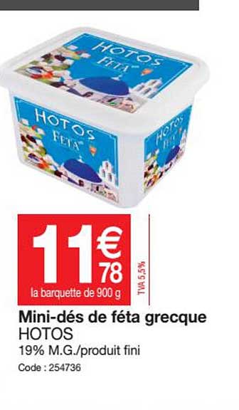 Mini-dés De Féta Grecque Hotos