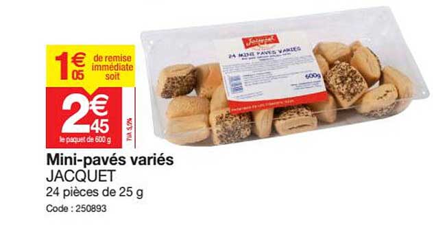 mini-pavés variés jacquet