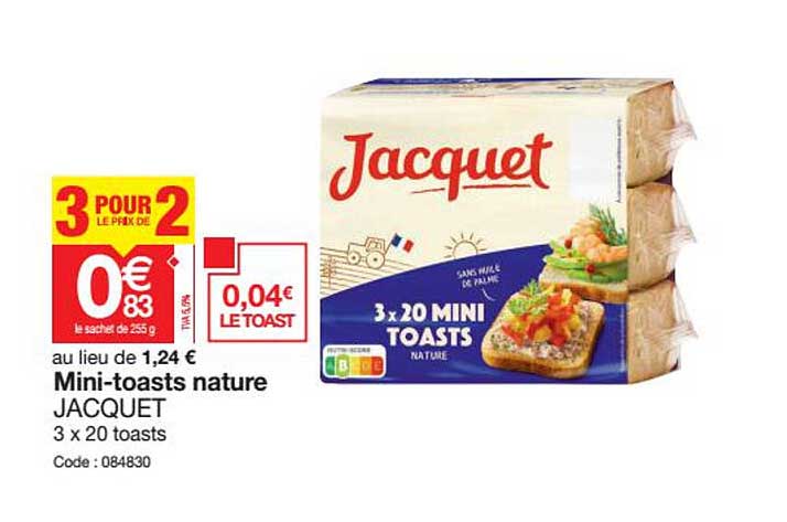 mini-toasts nature jacquet