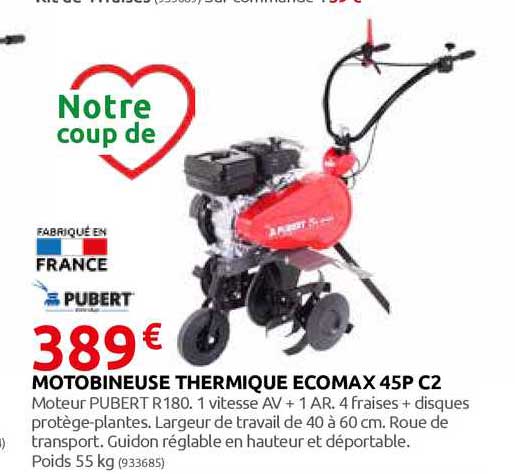 motobineuse thermique ecomax 45p c2
