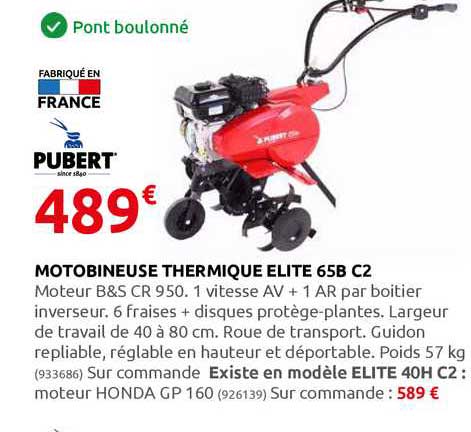 motobineuse thermique elite 65b c2 pubert