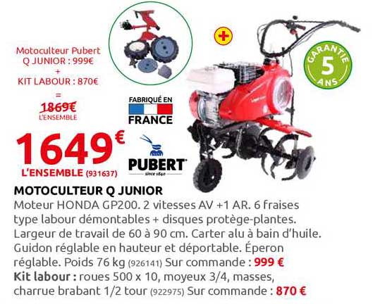 motoculteur q junior pubert