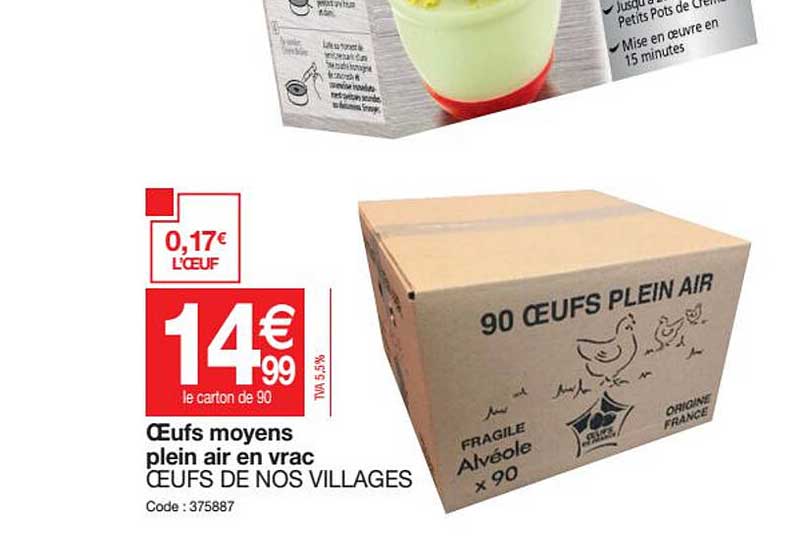 oeufs moyens plein air en vrac oeufs de nos villages