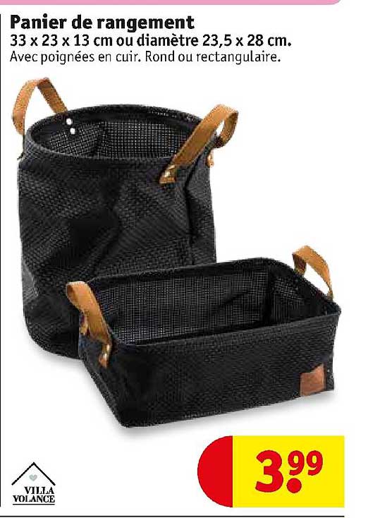 panier de rangement villa volance