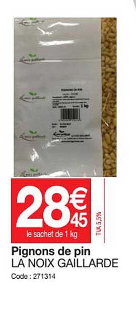 pignons de pin la noix gaillarde