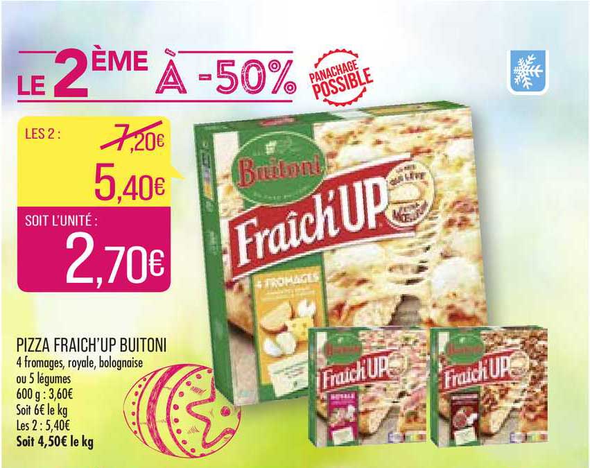Pizza Fraîch'up Buitoni