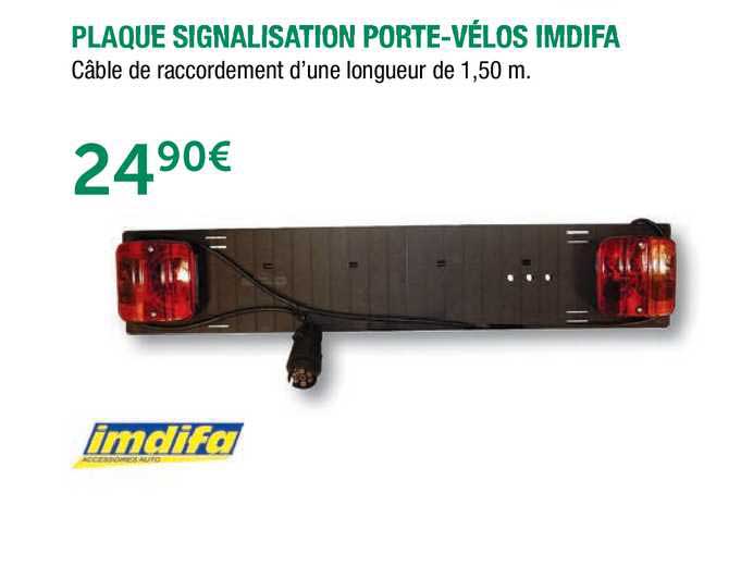 Plaque Signalisation Porte-vélos Imdifa
