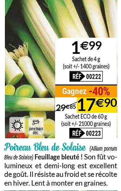 poireau bleu de solaise