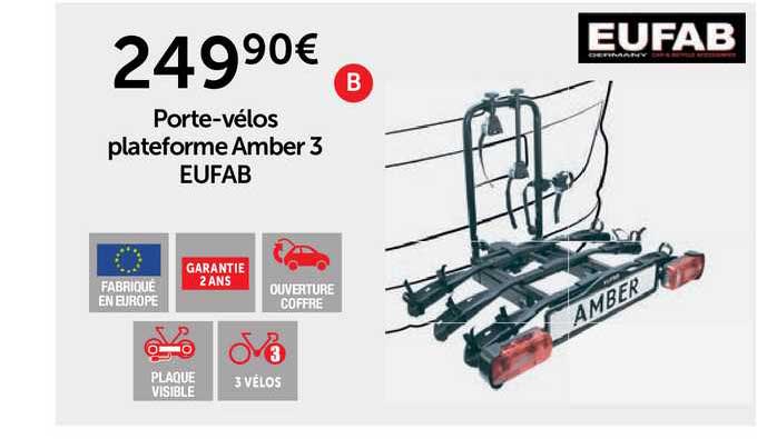 porte-vélos plateforme amber 3 eufab