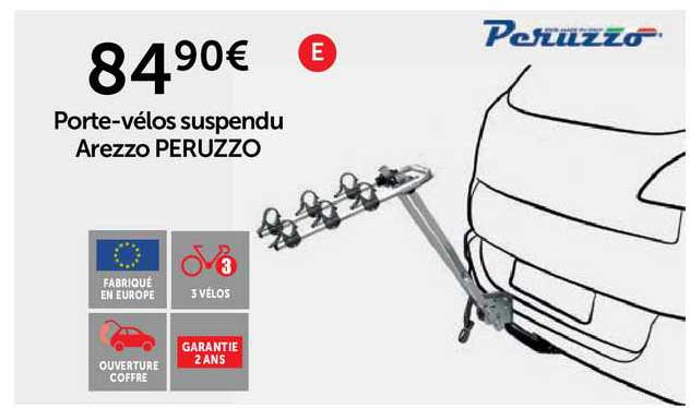 porte-vélos suspendu arezzo peruzzo