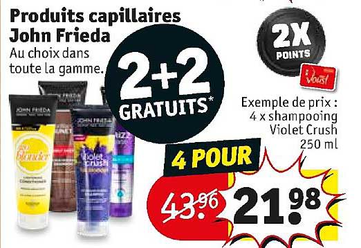 produits capillaires john frieda