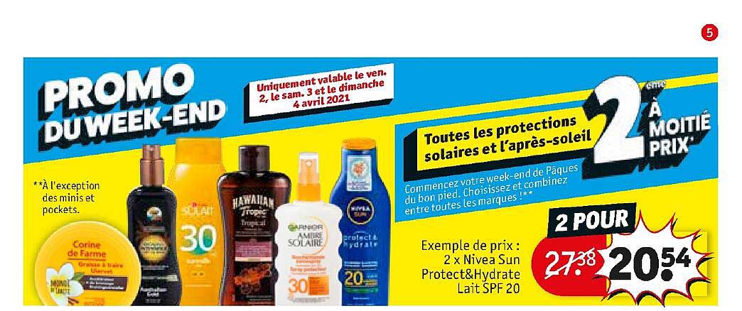 protection solaires et l'après-soleil  : nivea sun protect&hydrate lait spf 20