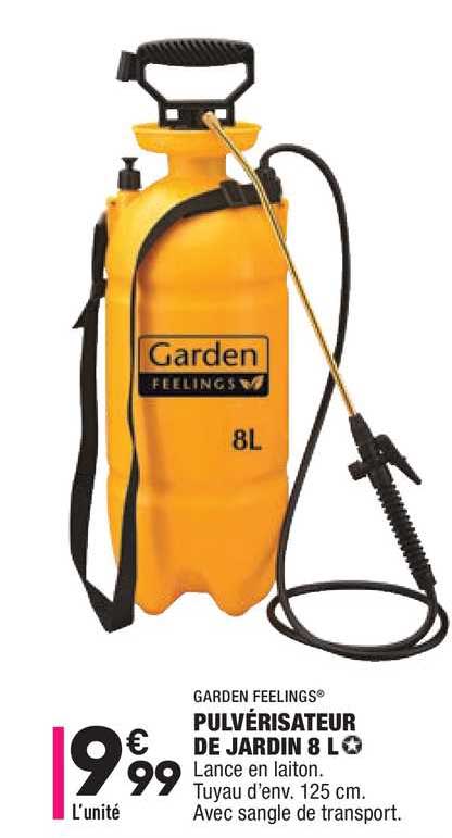 pulvérisateur de jardin 8 l garden feelings