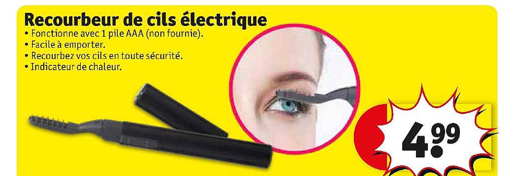 recourbeur de cils électrique