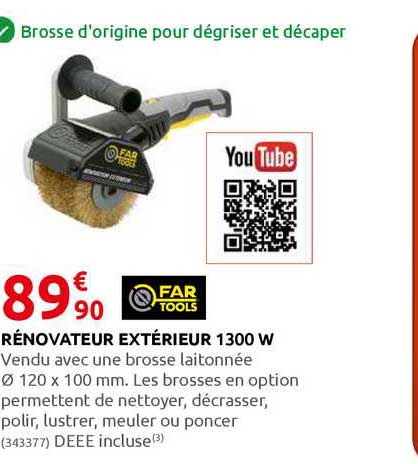 Rénovateur Extérieur 1300 W Far Tools