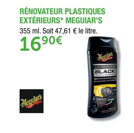 rénovateur plastiques extérieurs meguiar's