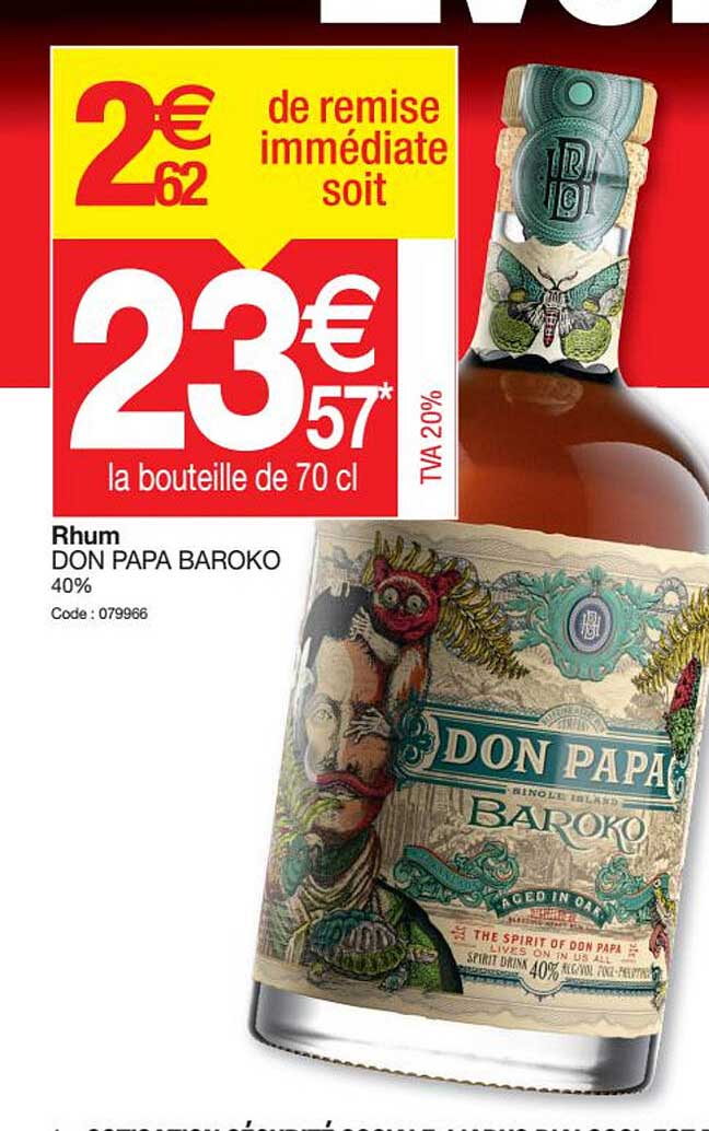 Rhum Don Papa Baroko