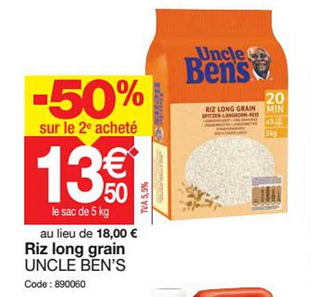 riz long grain uncle ben's