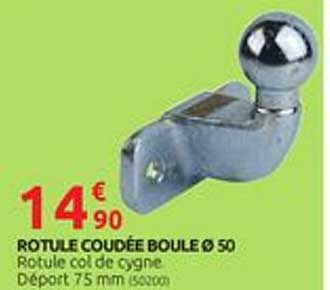 rotule coudée boule 50