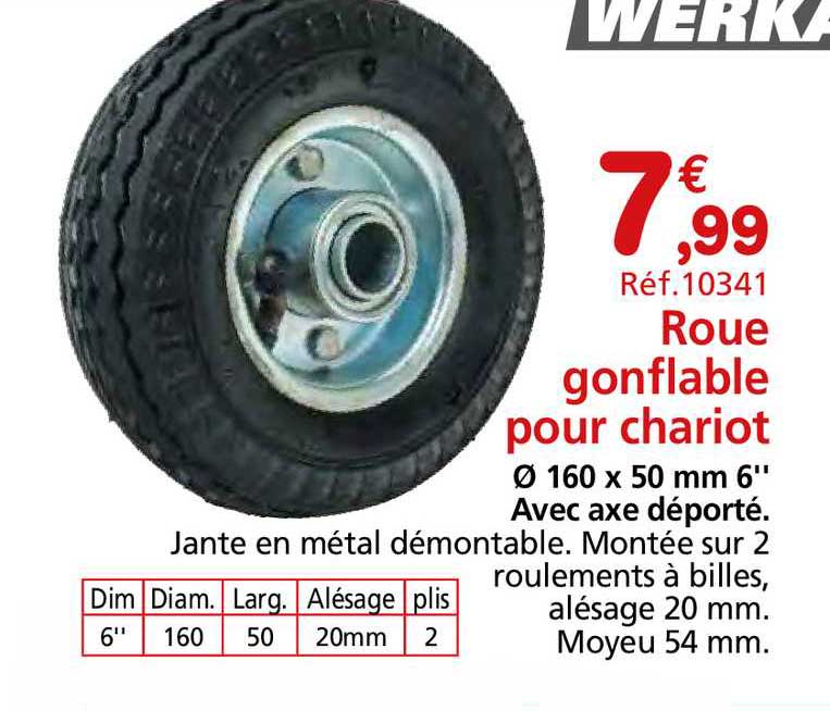 Roue Gonflable Pour Chariot