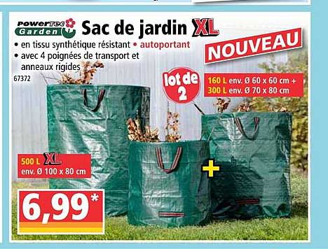 Sac De Jardin Powertec Garden