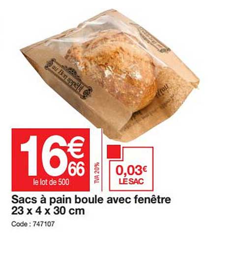 Sacs à Pain Boule Avec Fenêtre
