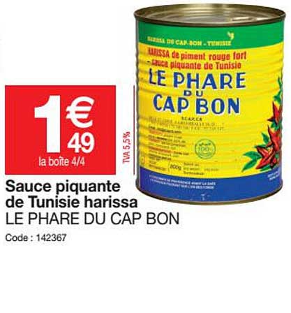 sauce piquante de tunisie harissa le phare du cap bon