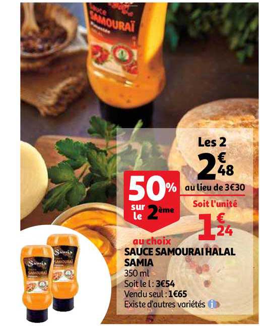 sauce samourai halal samia