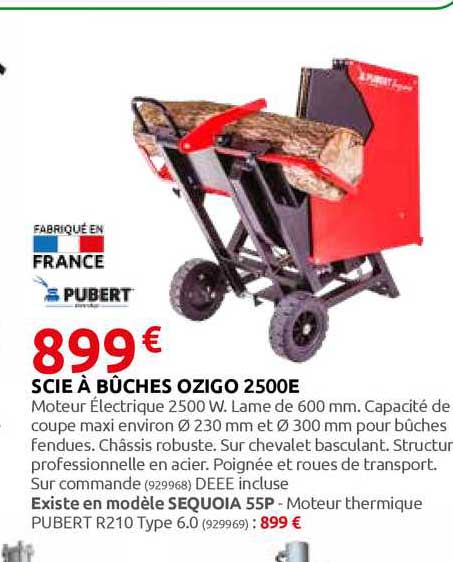 scie à bûches ozigo 2500e pubert