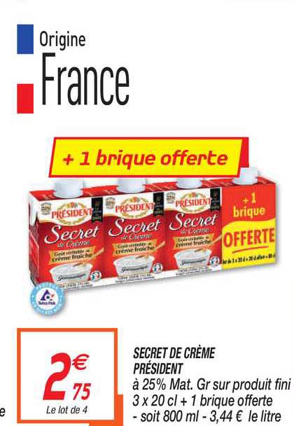 Secret De Crème Président