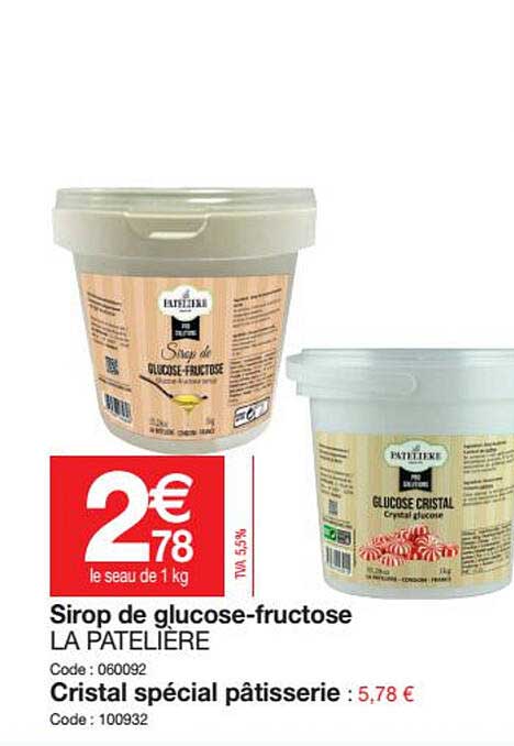 Sirop De Glucose-fructose La Patelière