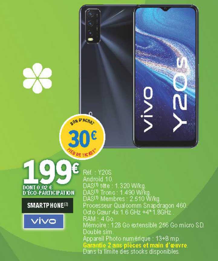 Smartphone Y20s Vivo