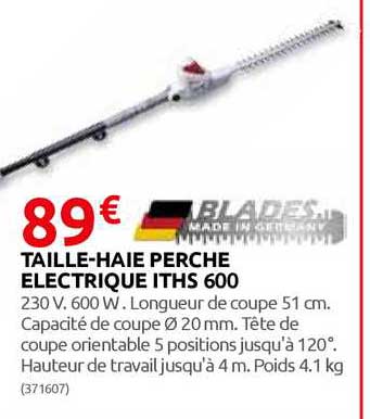 Taille-haie Perche électrique Iths 600