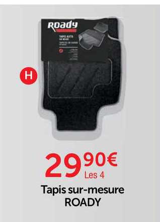 tapis sur-mesure roady