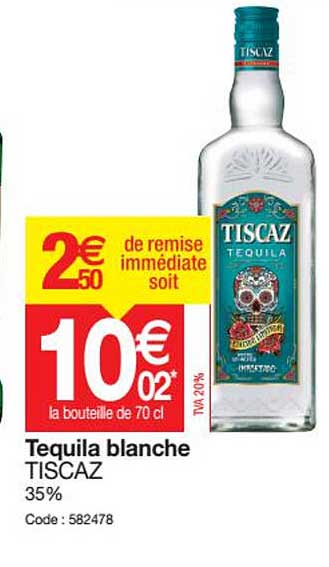 tequila blanche tiscaz