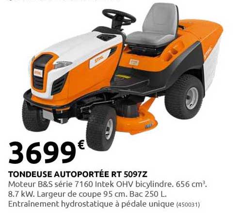 Tondeuse Autoportée Rt 5097z