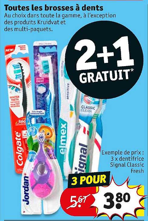 toutes les brosses à dents