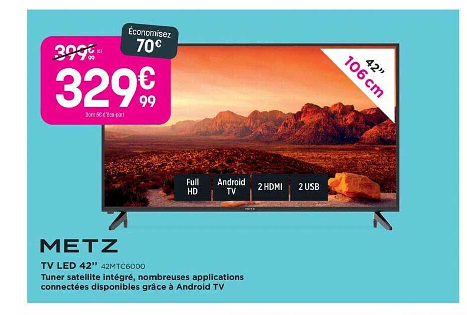 tv led 42" metz