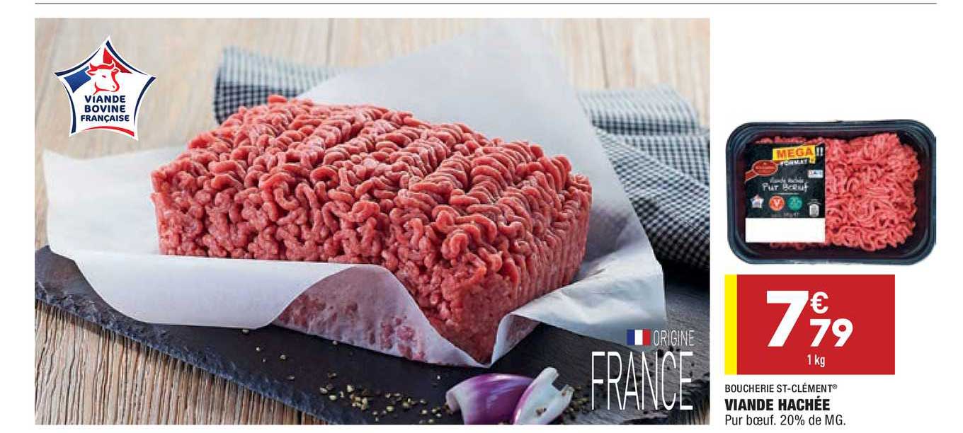 Viande Hachée Boucherie St-clément