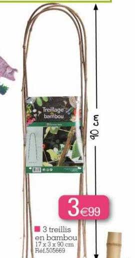 3 Treuillis En Bambou